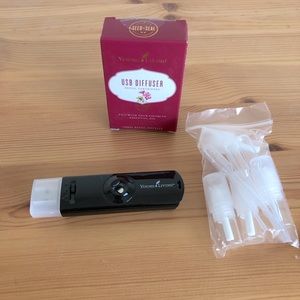 Young Living USB essential oil diffuser - black - brand new!